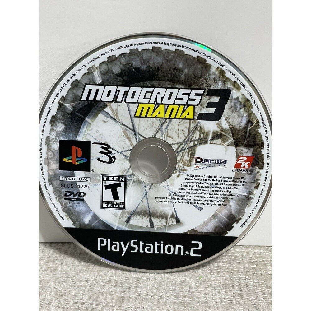 Motorcross Mania 3 (Sony Playstation 2 PS2) Game Disc